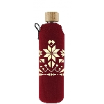 Drink it Sklenená fľaša s neoprénovým obalom Norek 350ml