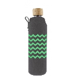 Drink it Sklenená fľaša s neoprénovým obalom Lemonka 350ml