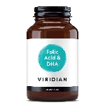 Viridian Folic Acid with DHA Kyselina listová a DHA 90 kapsúl