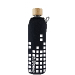 Drink it Sklenená fľaša s neoprénovým obalom Equalizer 350ml