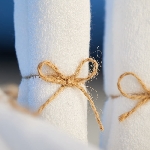 Pandoo Bambusová žinka 25 x 25 cm sada 6 ks