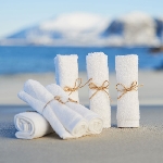 Pandoo Bambusová žinka 25 x 25 cm sada 6 ks