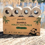 Pandoo Bambusový toaletný papier 3 vrstvový balenie 8 ks