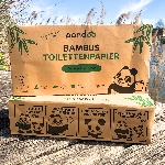 Pandoo Bambusový toaletný papier 3 vrstvový balenie 8 ks