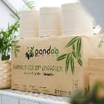 Pandoo Bambusový toaletný papier 3 vrstvový balenie 8 ks
