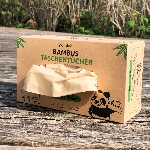 Pandoo Jednorazové bambusové vreckovky 3 vrstvové balenie 100 ks