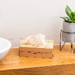 Pandoo Jednorazové bambusové vreckovky 3 vrstvové balenie 100 ks