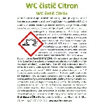 AlmaWin WC čistič Citrón 750 ml