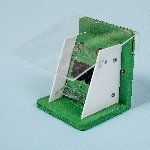 ochranná klapka ku dreveným čmelínom zelená