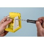 ochranná klapka ku dreveným čmelínom zelená