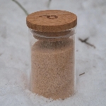 Pandoo Dóza na potraviny z borosilikátového skla s bambusovým viečkom 160 ml