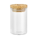 Pandoo Dóza na potraviny z borosilikátového skla s bambusovým viečkom 160 ml