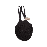 Tierra Verde Sieťovka hustá z biobavlny s dlhým uchom čierna