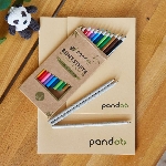 Pandoo Poznámkový blok z bambusových vlákien A4 5 ks