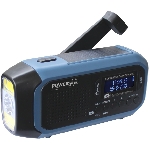 POWERplus Hyena Solárne rádio DAB, FM s dynamom, powerbankou, svetlom a hodinami