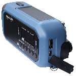 POWERplus Hyena Solárne rádio DAB, FM s dynamom, powerbankou, svetlom a hodinami