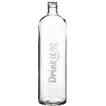 Drink it Sklenená fľaša s neoprénovým obalom Pinky 700ml