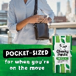 Cheeky Panda Jednorazové vreckové bambusové vreckovky biele 3 vrstvové balenie 8 ks