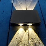 POWERplus Weasel Solárne nástenné osvetlenie 4 LED