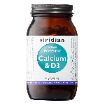 Viridian High Potency Calcium a D3 Vápnik s vitamínom D3 90 kapsúl