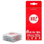 XO Kondóm z prírodného latexu Ultra thin 6 ks