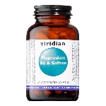 Viridian Magnesium B6 a Saffron Horčík, vitamín B6 a šafran 60 kapsúl
