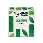 Cheeky Panda Jednorazové bambusové koktailové skladané obrúsky biele 2 vrstvové balenie 100 ks