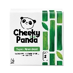 Cheeky Panda Jednorazové bambusové kuchynské utierky biele 2 vrstvové balenie 2 ks