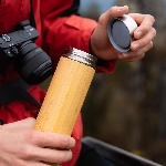 Pandoo Vákuová termoska na čaj s nerezovým sitkom 360 ml