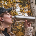 Pandoo Nerezová termoska s bambusovým viečkom 1000 ml