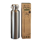 Pandoo Nerezová termoska s bambusovým viečkom 1000 ml