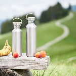 Pandoo Nerezová termoska s bambusovým viečkom 1000 ml