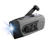 POWERplus Coyote Solárne LED svietidlo s dynamom, FM rádiom a powebankou 3v1