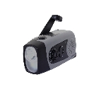 POWERplus Coyote Solárne LED svietidlo s dynamom, FM rádiom a powebankou 3v1