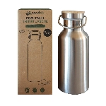 Pandoo Nerezová termoska s bambusovým viečkom 350 ml
