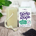 Friendly Soap prírodné mydlo mäta a mak na šnúrke 125 g