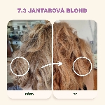 Emblica Prírodná rastlinná farba na vlasy 7.3 jantárová blond BIO 100 g
