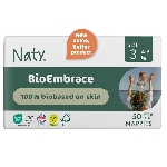 Naty BioEmbrace plienky Midi 4-9 kg ECONOMY PACK 50 ks