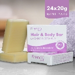 Friendly Soap prírodné mydlo pre hostí na telo i vlasy levanduľa a pelargónie 24x 20g