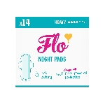 FLO Ultra tenké menštruačné vložky z bio bambusu s krídelkami 14 ks nočných