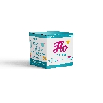 FLO Ultra tenké menštruačné vložky z bio bambusu s krídelkami 14 ks nočných