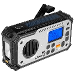 POWERplus Bison Solárne rádio DAB, FM s dynamom, powerbankou a svetlom